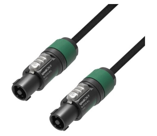 Adam Hall K5s425ss1000 2.5Mm Hunkjønn 2.5Mm Hunkjønn 10 M Sort