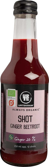 Urtekram Økologisk Shot Rødbete 250ml