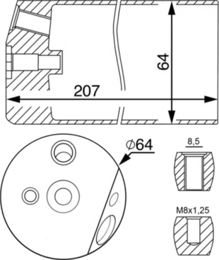 MAHLE AD 14 000S Tørker, klimaanlegg