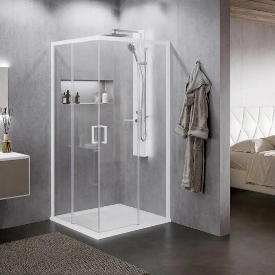 Novellini Zephyros 2.0 AH Skyvedør 67-70 cm, Høyre, Sort Matt/Klarglass Novellini Zephyros 2.0 AH Skyvedør 67-70 cm, Høyre, Sort Matt/Klarglass