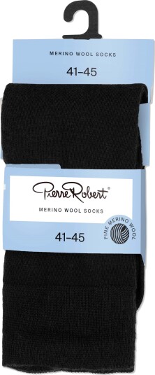 Pierre Robert Merino Wool Socks Black 41 45 Pierre Robert Merino Wool Socks Black 41 45