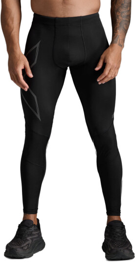 2XU Men"s Ignition Shield Compression Tights Black/ Black Reflective S