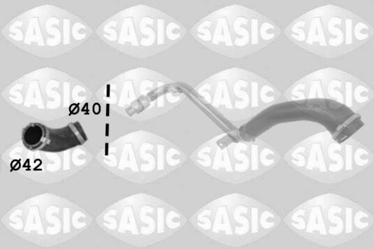 SASIC 3336271 Ladeluftslange SASIC 3336271 Ladeluftslange