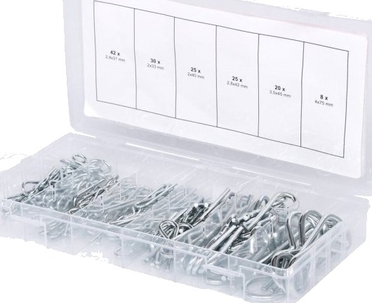 Ks Tools Sett Fjærspiker 1,8X33 - 3,9X75 150 Deler (970.0060)