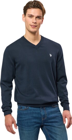 U.S. Polo Assn. Cosmo V Neck Strikkegenser Herre Navy XL
