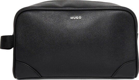 HUGO Go-Bag Washbag - BLACK - One Size