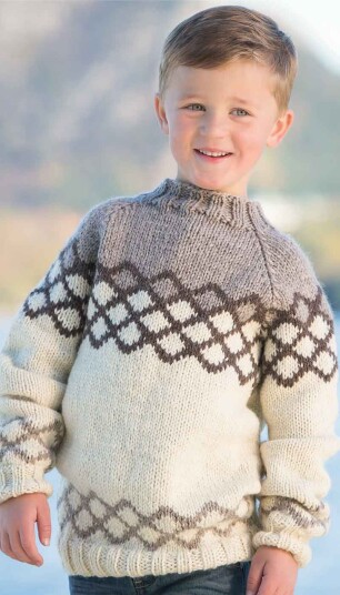 Viking Garn 1309 18 Genser Med Raglan