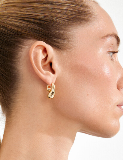 Pilgrim Jennings Earrings Gold Plated Gold ONE SIZE Pilgrim Jennings Earrings Gold Plated Gold ONE SIZE