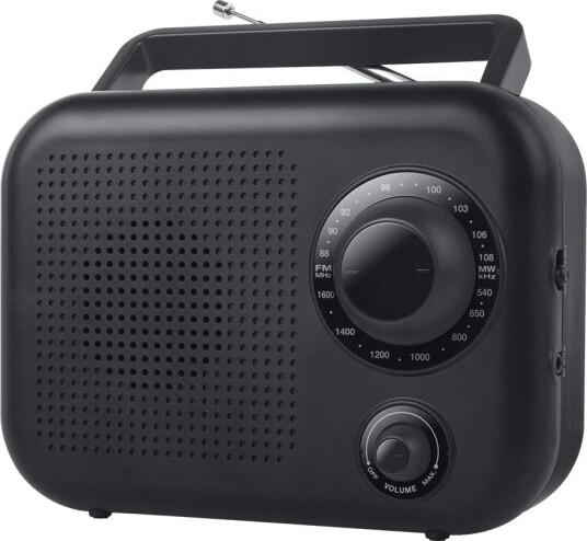 New-One R210 Bærbar radio FM/MW Svart