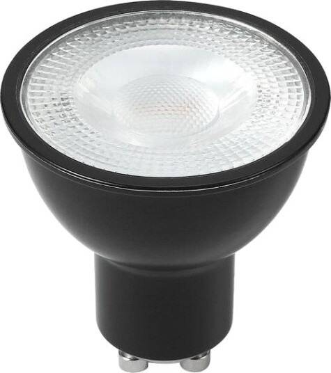 Spl GU10 5W dimbar LED pære 470lm 2700K 35° sort MR16 størrelse Dimbar : Dimbar Kulør : Varm Spl GU10 5W dimbar LED pære 470lm 2700K 35° sort MR16 størrelse Dimbar : Dimbar Kulør : Varm