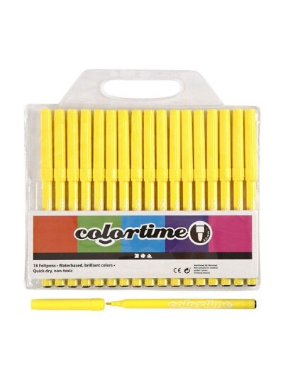 Creativ Company Lemon yellow markers 18st.