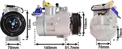 AC-kompressor VAN WEZEL 0600K329