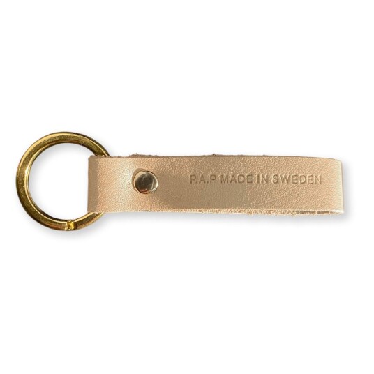 P.a.p. Nøkkelring P.A.P. Skinn Beige