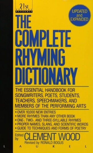 The Complete Rhyming Dictionary Av Clement Wood The Complete Rhyming Dictionary Av Clement Wood