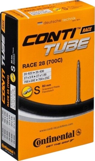Continental Race 28, 18-25mm X 622mm Presta Slange