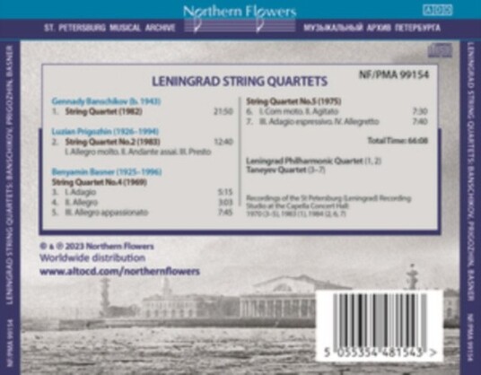 Leningrad String Quartets  CD