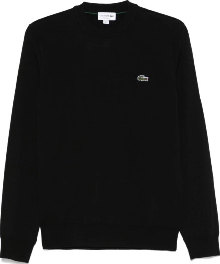Lacoste Herre Gensere & Hettegensere Svart L,