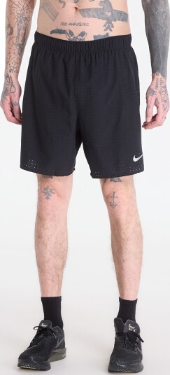 Nike Challenger Breathe Dri Fit 7" 2 in 1 Running Shorts Sort S