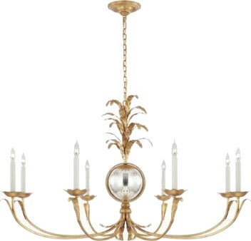 Kinsley Large Two Tier Chandelier Nickel