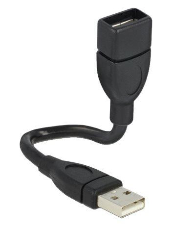 Delock ShapeCable - USB-forlengelseskabel - USB til USB - 15 cm