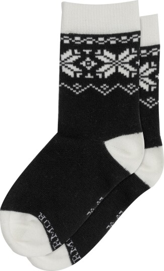 Gridarmor Juniors' Heritage Merino Socks 2p Black/White 25-28 Gridarmor Juniors' Heritage Merino Socks 2p Black/White 25-28