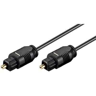 Deltaco TOSLINK Lydkabel 5 m Digital Fiberkabel Svart Deltaco TOSLINK Lydkabel 5 m Digital Fiberkabel Svart