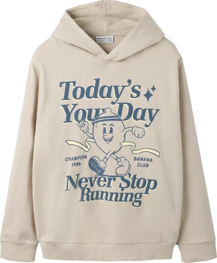 Name It Nkmfikar Ls Nreg Sweat Wh Unb Beige 116