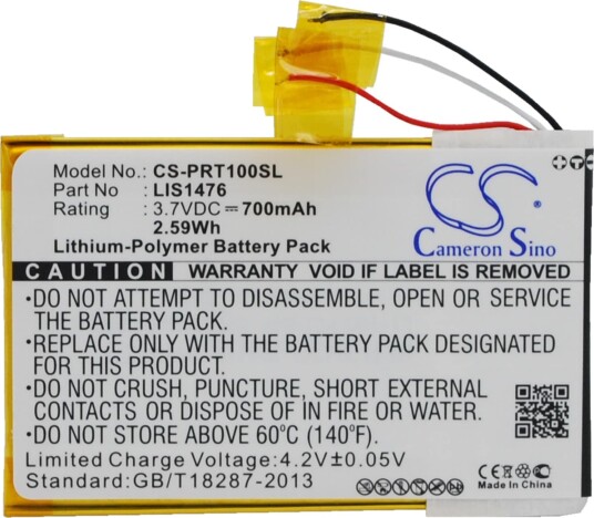 Batteri til Sony PRS-T1 etc