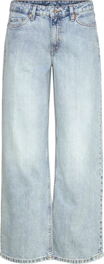 Weekday Ample Low Rise Loose Wide Leg Jeans   Blue   25 x 32
