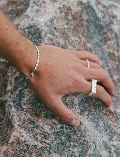 IX Studios Ix Curb Marina Bracelet Silver - Silver - 17 cm