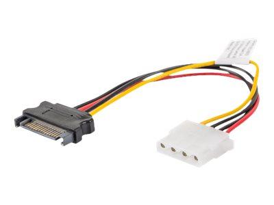 LANBERG strømadapter - 4-pin intern strøm til SATA-strøm - 15 cm