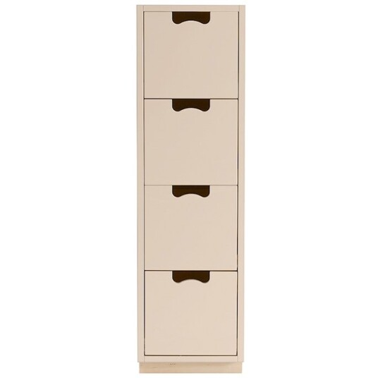 Asplund Snö J4 Chest Of Drawers Char Grey Base Oak Asplund Snö J4 Chest Of Drawers Char Grey Base Oak