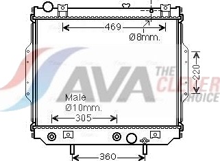 AVA COOLING SYSTEMS JE2071 Radiator motorkjøling