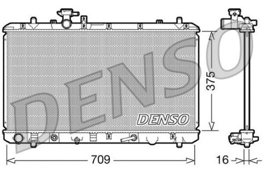 Radiator DENSO DRM47024 Radiator DENSO DRM47024