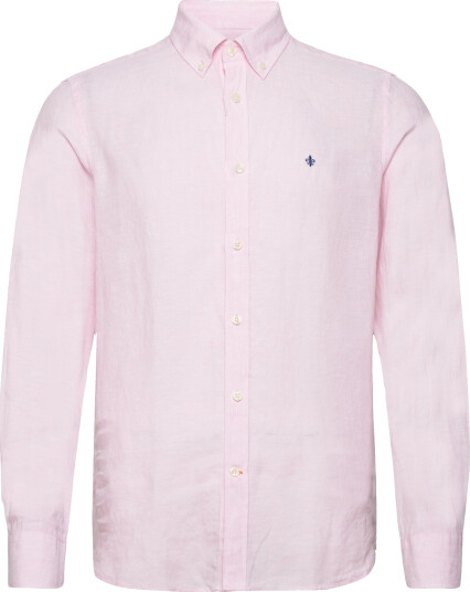 Morris Douglas Linen Shirt-Classic Fit - Pink - XL