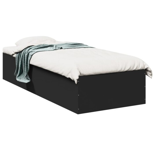  Sengeramme svart 90x190 cm konstruert tre 8721102617027