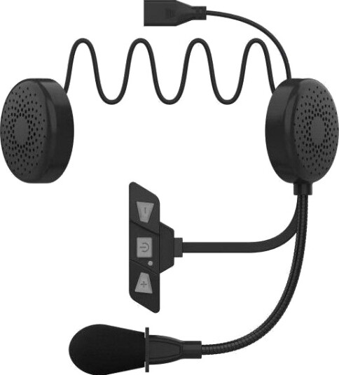 INF Handsfree-sett til motorsykkelhjelm Bluetooth 5.2 Sort INF Handsfree-sett til motorsykkelhjelm Bluetooth 5.2 Sort