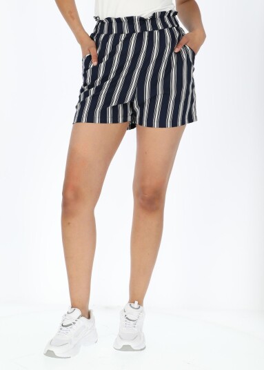 Seaside Sankt Claud Shorts Navy Stripe 42 Hverdagsshorts