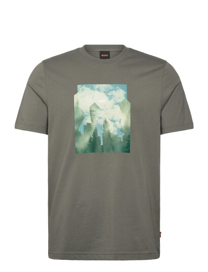 Hugo Boss BOSS Te_Cover Khaki green XL