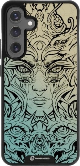 Phonecases3D Samsung Galaxy S25+ Urban Pixel 3D mobildeksel, svart