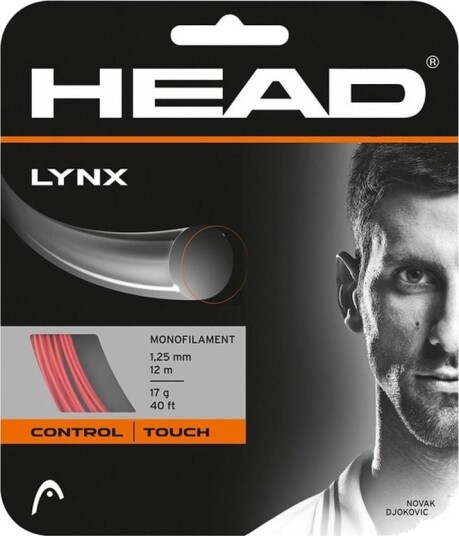 Head Lynx (Set), Tennis strenger Röd Tykkelse 1.30 mm/16 gauge Head Lynx (Set), Tennis strenger Röd Tykkelse 1.30 mm/16 gauge