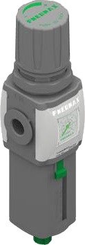 Pneumax N171BEMBD Filterregulator Med Innebygd Manometer, 1/4", 12 Bar