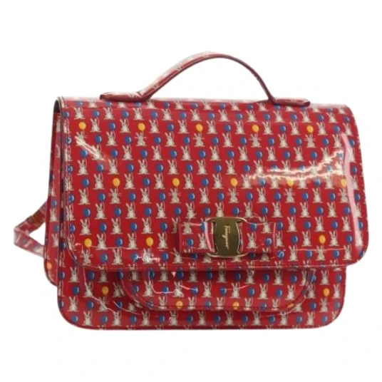Salvatore Ferragamo Pre-owned Dame Pre-owned Rød