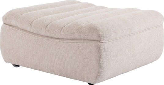 Valdoro fotskammel i stoff 120 cm - Beige