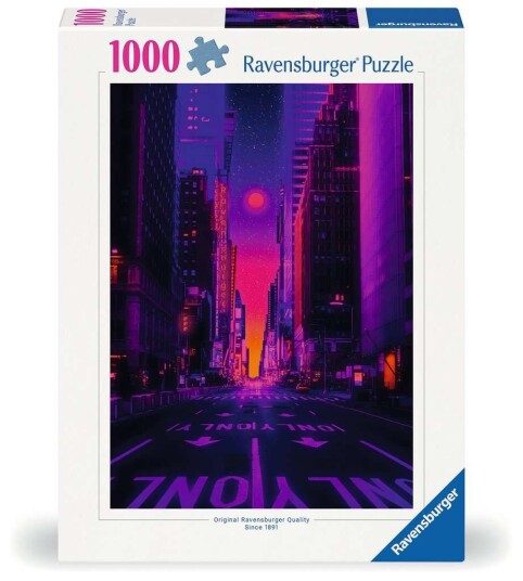 Ravensburger Puslespill 1000 Brikker New York I Neon Ravensburger Puslespill 1000 Brikker New York I Neon