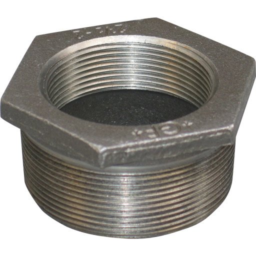 GF Sort Nippelmuffe 1 1/4" x 1/2" for Varmeinstallasjoner