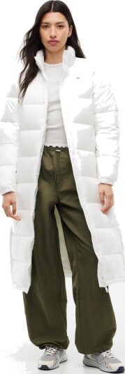 Tommy Jeans Tjw Maxi Pckbl Hood Ess Puffer White S