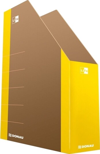 Donau Dokumentholder Donau Life Papp A4 Gul