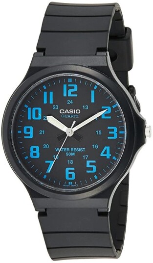 Casio Herreklokke MW 240 2BVDF Classic Sort/Resinplast Ø43.5 mm