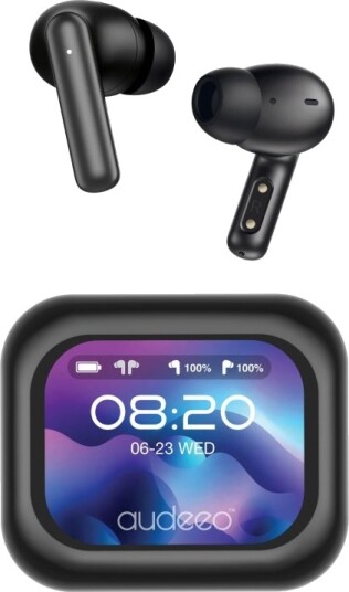 Audeeo Hörlurar In-Ear TWS ANC ENC Screen Prism Svart